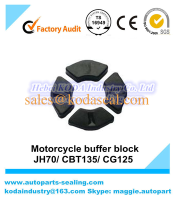 Motorcycle Damping Rubber Block/ Motorcycle buffer block  JH70/CBT135/CG125