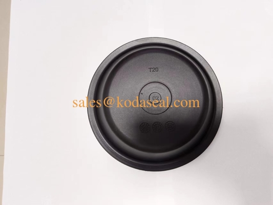 NR Natural rubber T20 Black Color Oil Resistant Rubber Doaphragm OEM Customized Rubber Diaphragm
