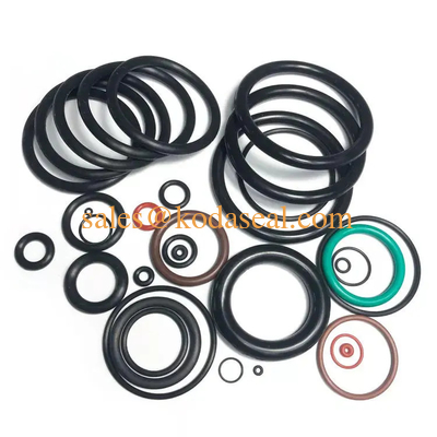 China Factory Rubber O Ring Seal NBR FKM FPM EPDM PTFE PU Silicon Flat Rubber O-Ring Seals Nitrile Silicon Rubber O Ring