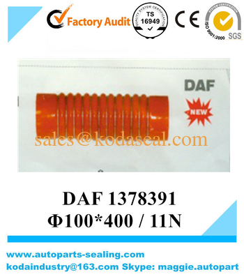 DAF Red-Black Silicone Rubber Hose 1378391 /Φ100*400 / 11N   4Layer