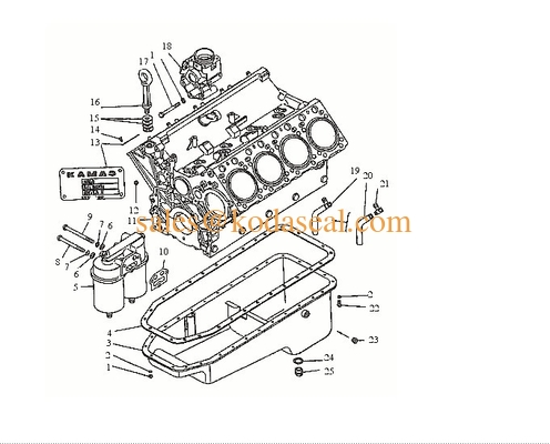Kamaz 740.1009040 Прокладка Масляного Картера
