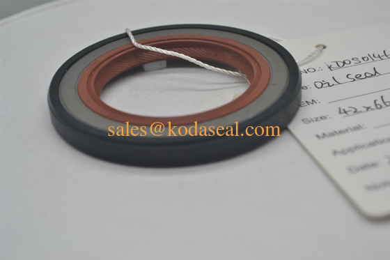 Japan VISIUN High Durability ACM+Viton Material Brown Red&amp;Black Color 42*66*7Oil Seal Felt bowl for Iran Peugeot 206