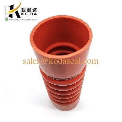 Red Color Silicone Hose 3845011382 Reinforced Truck Silicone Hose For Benz Truck