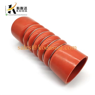 Red Color Silicone Hose 3845011382 Reinforced Truck Silicone Hose For Benz Truck