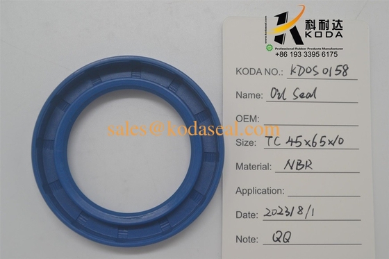 NBR Oil Seal 45*65*10 For European Truck Oil Seal 45X65X10 Black Blue color TC Typy Oil Seal