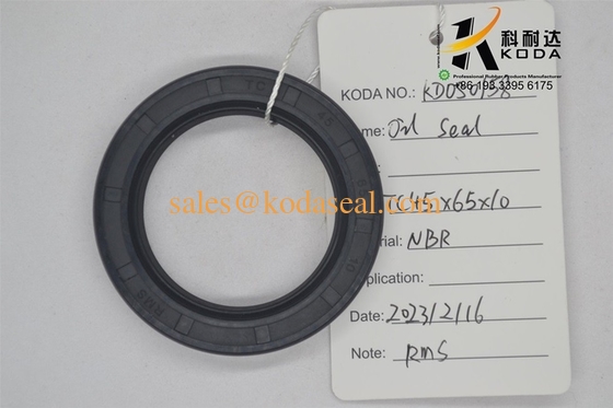 NBR Oil Seal 45*65*10 For European Truck Oil Seal 45X65X10 Black Blue color TC Typy Oil Seal