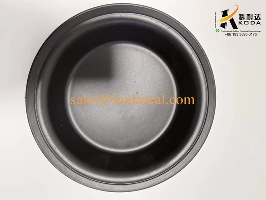 NR Natural rubber T24 Black Color Oil Resistant Rubber Doaphragm OEM Customized Rubber Diaphragm