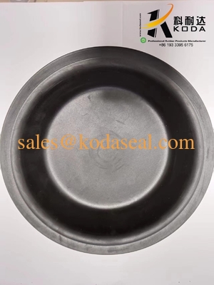 NR Natural rubber T24 Black Color Oil Resistant Rubber Doaphragm OEM Customized Rubber Diaphragm