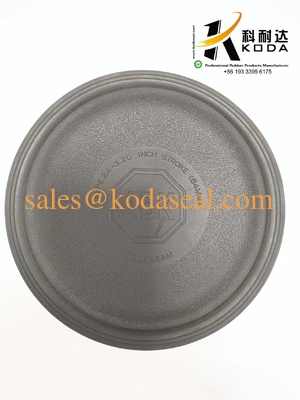 NR Natural rubber T24 Black Color Oil Resistant Rubber Doaphragm OEM Customized Rubber Diaphragm