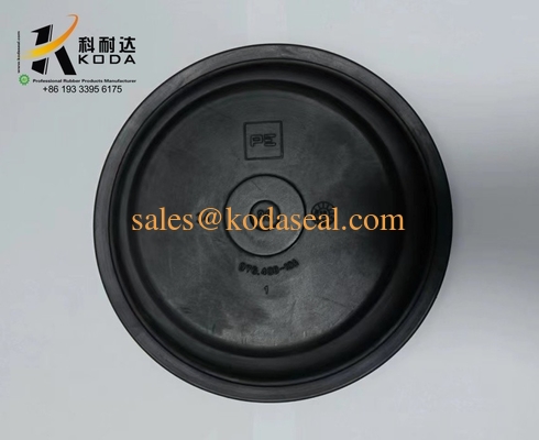 NR Natural rubber T30 Black Color Oil Resistant Rubber Doaphragm OEM Customized Rubber Diaphragm