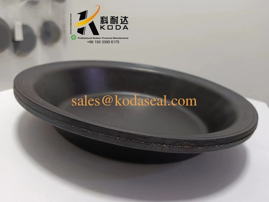 NR Natural rubber T30 Black Color Oil Resistant Rubber Doaphragm OEM Customized Rubber Diaphragm