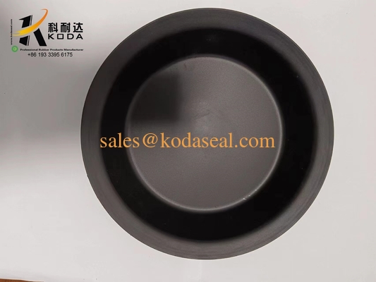 NR Natural rubber T30 Black Color Oil Resistant Rubber Doaphragm OEM Customized Rubber Diaphragm
