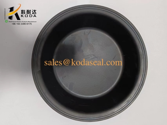 NR Natural rubber T30 Black Color Oil Resistant Rubber Doaphragm OEM Customized Rubber Diaphragm