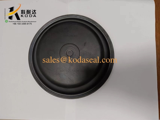 NR Natural rubber T30 Black Color Oil Resistant Rubber Doaphragm OEM Customized Rubber Diaphragm