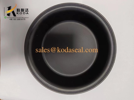 NR Natural rubber T30 Black Color Oil Resistant Rubber Doaphragm OEM Customized Rubber Diaphragm