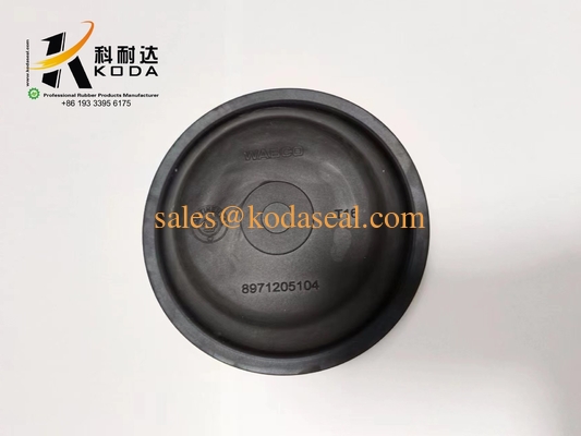 NR Natural rubber T16 Black Color Oil Resistant Rubber Doaphragm OEM Customized Rubber Diaphragm