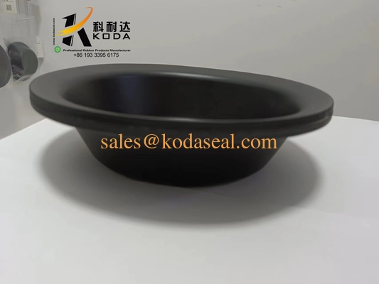 NR Natural rubber T20 Black Color Oil Resistant Rubber Doaphragm OEM Customized Rubber Diaphragm