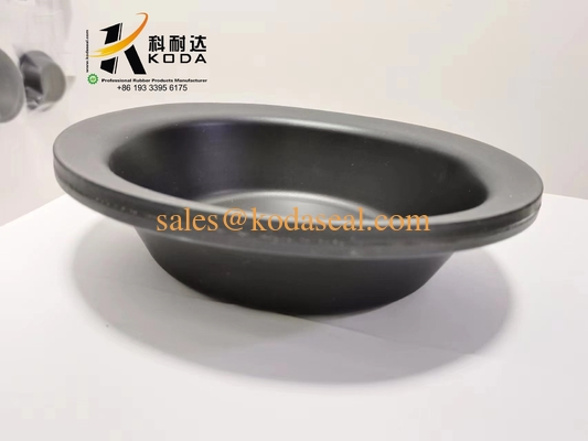 NR Natural rubber T20 Black Color Oil Resistant Rubber Doaphragm OEM Customized Rubber Diaphragm