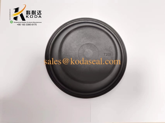 NR Natural rubber T20 Black Color Oil Resistant Rubber Doaphragm OEM Customized Rubber Diaphragm