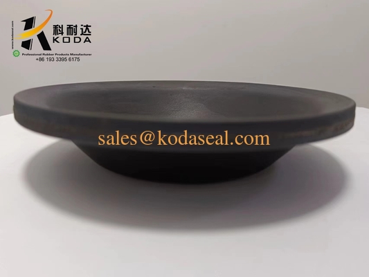 NR Natural rubber T09 Black Color Oil Resistant Rubber Doaphragm OEM Customized Rubber Diaphragm