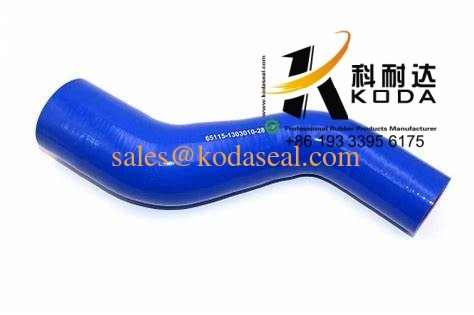 Kamaz Silicone Rubber Hose Blue color 65115-1303010-28 for KAMAZ Truck