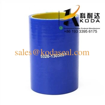 5320-1303027-01 Kamaz Silicone Rubber Hose Blue color 5320-1303027-01 D70-120 use for KAMAZ Heavy Truck