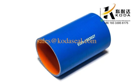 5320-1303027-01 Kamaz Silicone Rubber Hose Blue color 5320-1303027-01 D70-120 use for KAMAZ Heavy Truck