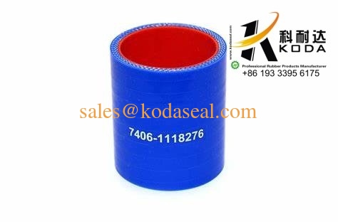 7406-1118276-01 Kamaz Silicone Rubber Hose Blue color 7406-1118276-01 D50×70./ KAMAZ Heavy Truck
