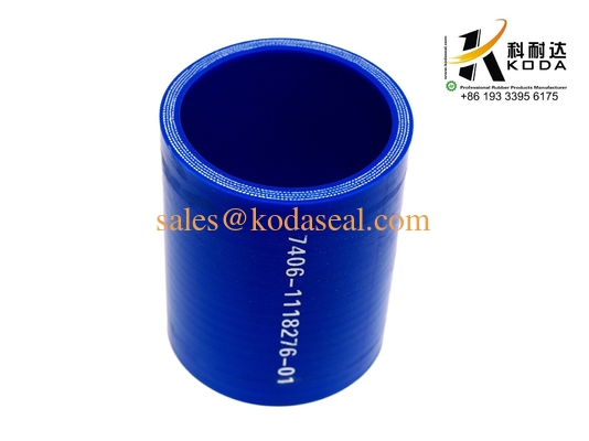 7406-1118276-01 Kamaz Silicone Rubber Hose Blue color 7406-1118276-01 D50×70./ KAMAZ Heavy Truck