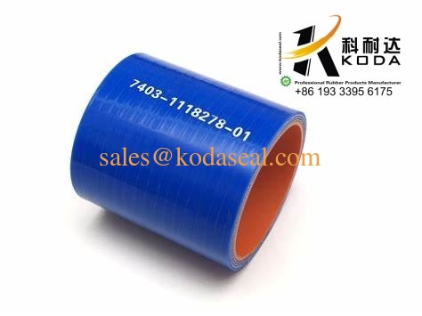 7406-1118278-01 Kamaz Heavy Truck Silicone Rubber Hose Blue color 7406-1118278-01 D56×70 / KAMAZ Heavy Truck