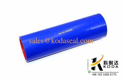 54115-1303026-01 Kamaz Heavy Truck Silicone Rubber Hose Blue color 54115-1303026-01 D70X265 / KAMAZ Heavy Truck