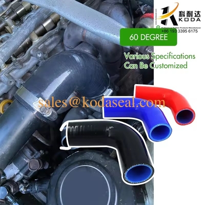 E60 500-1303010-01 Kamaz Heavy Truck Silicone Rubber Hose Blue color E60 500-1303010-01 / KAMAZ Heavy Truck