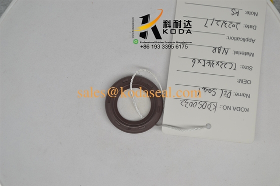 OEM P.864113 Kamaz Truck oil seal 22X34.5X6 Камаз Уплотняющее кольцо 22*34.5*6 RED color OEM P.864113