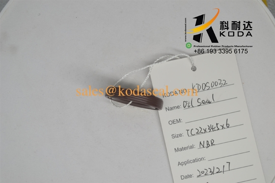 OEM P.864113 Kamaz Truck oil seal 22X34.5X6 Камаз Уплотняющее кольцо 22*34.5*6 RED color OEM P.864113