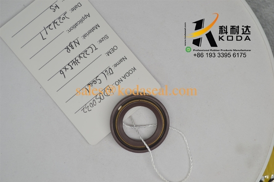 OEM P.864113 Kamaz Truck oil seal 22X34.5X6 Камаз Уплотняющее кольцо 22*34.5*6 RED color OEM P.864113